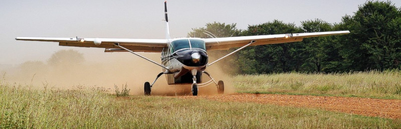 Flight to Nyerere National Park