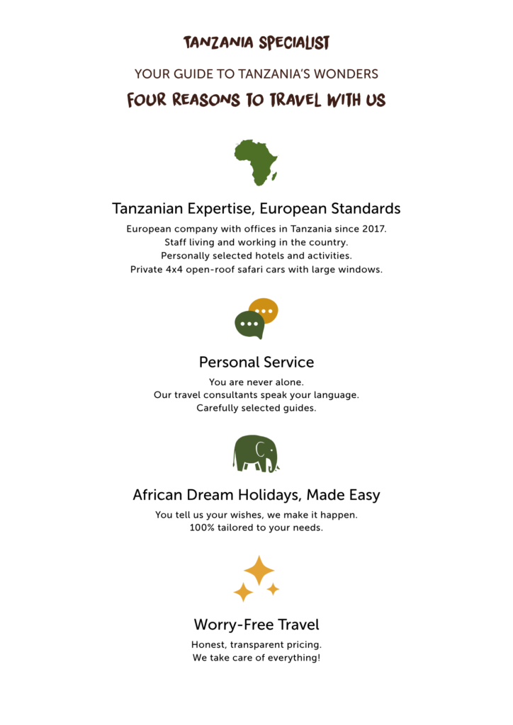 Why book with Your Tanzania Trip Why book with Your Tanzania Trip